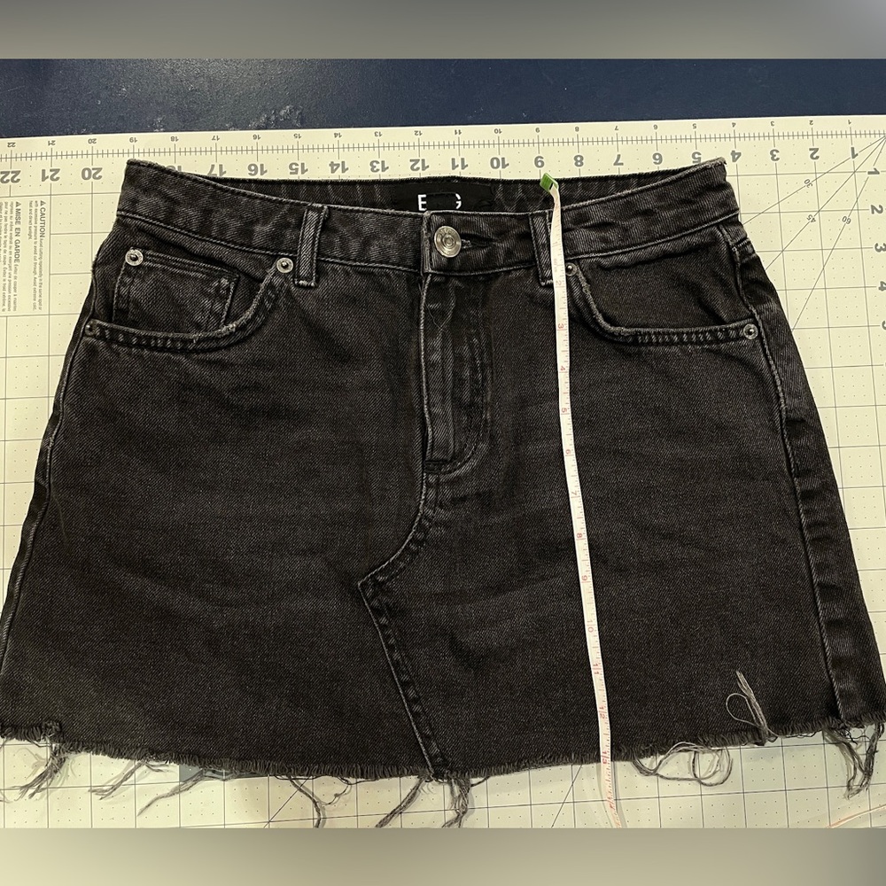 BDG Jean mini skirt black size medium